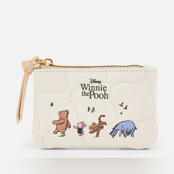 Disney Winnie the Pooh Cream Coin Purse - Picture 1 of 3